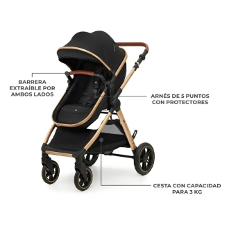 Коляска 2 в 1 Kinderkraft Esme Black/Чорний - Фото 1
