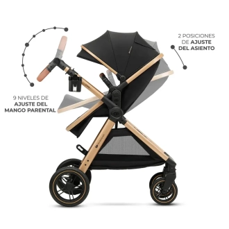 Коляска 2 в 1 Kinderkraft Esme Black/Чорний - Фото 4