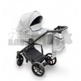 Коляска 2 в 1 Baby Merc Piuma new 12B Серый