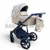Коляска 2 в 1 Baby Merc Piuma new 13B Бежевый