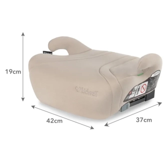 Автокресло бустер 125–150 см Kidwell Bono ISOFIX Beige/Бежевый - Фото 2