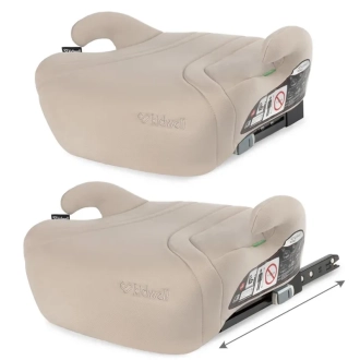 Автокресло бустер 125–150 см Kidwell Bono ISOFIX Beige/Бежевый - Фото 4