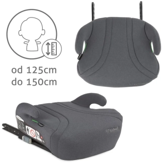 Автокрісло бустер 125–150 см Kidwell Bono ISOFIX Gray/Сірий - Фото 3