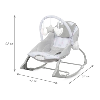 Качели Kidwell Pino Feathers Серый - Фото 6