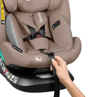 Автокрісло 40–150 см Lionelo Bastiaan One i-Size Beige Sand/Бежевий - Фото 3