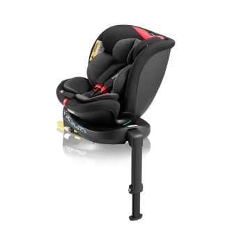 Автокресло 40–150 см Lionelo Navy i-Size Black Red/Черно-красный - Фото 1