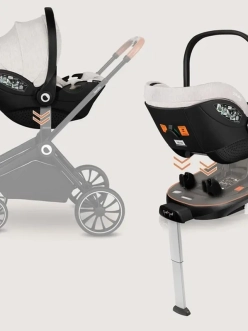Автокресло с базой 40–87 см Lionelo Moxie i-Size Set Beige Sand/Бежевый - Фото 1