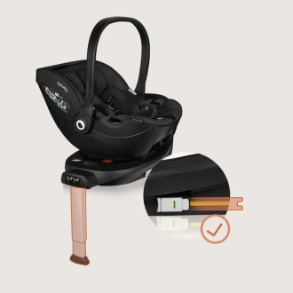 Автокресло с базой 40–87 см Lionelo Moxie i-Size Set Black Carbon/Черный - Фото 1