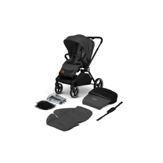 Коляска 2 в 1 Lionelo Mika Gray Graphite/Графитовый - Фото 2