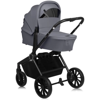 Коляска 2 в 1 Lionelo Mika Plus Grey Stone/Серый - Фото 2