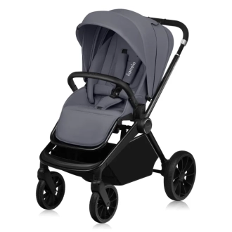 Коляска 2 в 1 Lionelo Mika Plus Grey Stone/Серый - Фото 3
