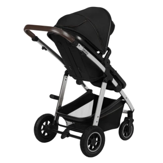 Коляска 3 в 1 Lionelo Amber Black Silver/Черный - Фото 4