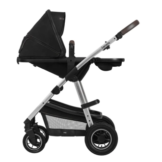 Коляска 3 в 1 Lionelo Amber Black Silver/Черный - Фото 5