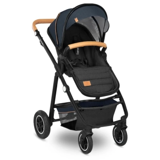Коляска 3 в 1 Lionelo Amber Blue Navy/Синий - Фото 3