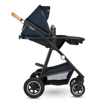 Коляска 3 в 1 Lionelo Amber Blue Navy/Синий - Фото 4