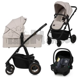 Коляска 3 в 1 Lionelo Amber Plus Beige Sand/Бежевый