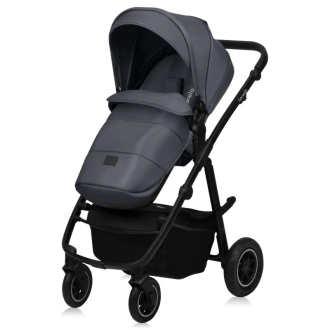 Коляска 3 в 1 Lionelo Amber Plus Grey Graphite/Графитовый - Фото 1