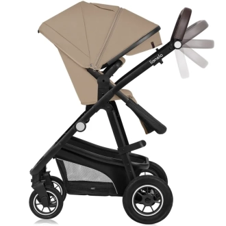 Коляска 3 в 1 Lionelo Bianka Beige Sand/Бежевый - Фото 4