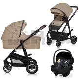 Коляска 3 в 1 Lionelo Bianka Beige Sand/Бежевый