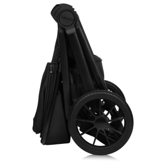 Коляска 3 в 1 Lionelo Layla Black Onyx/Черный - Фото 6