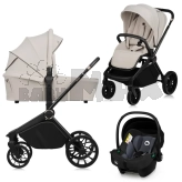 Коляска 3 в 1 Lionelo Mika Plus Beige Sand/Бежевый