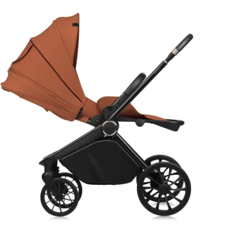 Коляска 3 в 1 Lionelo Mika Plus Brown Rust/Оранжевый - Фото 2