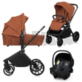 Коляска 3 в 1 Lionelo Mika Plus Brown Rust/Оранжевый