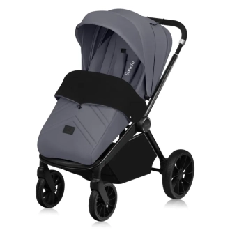 Коляска 3 в 1 Lionelo Mika Plus Grey Stone/Серый - Фото 1