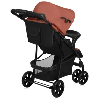 Коляска прогулочная Lionelo Emma Plus Coral Pink/Оранжевый - Фото 2