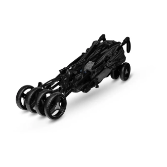 Коляска прогулочная Lionelo Irma Black/Dark Grey/Серо-черный - Фото 3
