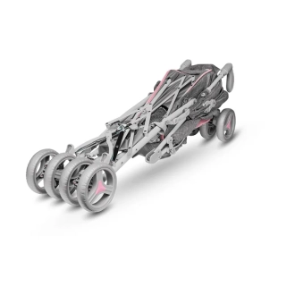 Коляска прогулочная Lionelo Irma Pink/Серо-розовый - Фото 4