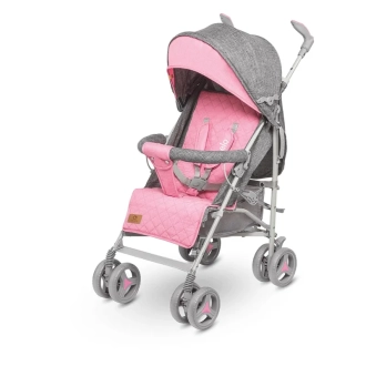 Коляска прогулочная Lionelo Irma Pink/Серо-розовый - Фото 5