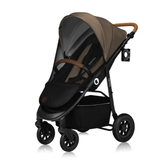 Коляска прогулочная Lionelo Natt Beige Sand/Бежевый - Фото 2