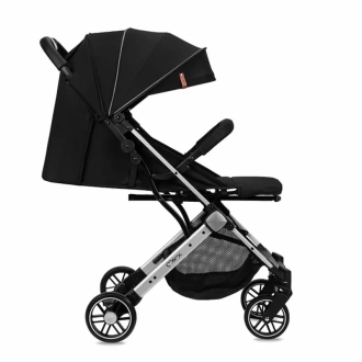 Коляска прогулочная MoMi Estelle Light Black Silver/Черно-серый - Фото 1