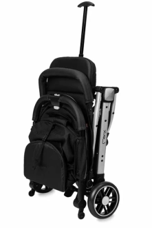 Коляска прогулочная MoMi Estelle Light Black Silver/Черно-серый - Фото 2