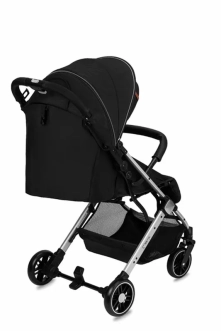 Коляска прогулочная MoMi Estelle Light Black Silver/Черно-серый - Фото 3