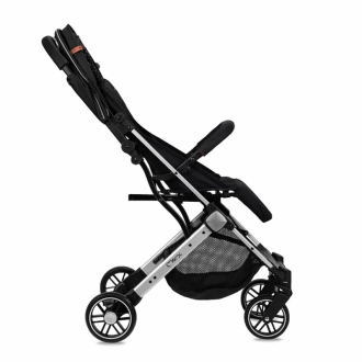Коляска прогулочная MoMi Estelle Light Black Silver/Черно-серый - Фото 4
