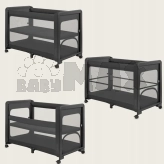 Кроватка манеж детский 3 в 1 Lionelo Patty Grey Graphite/Графитовый