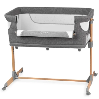 Кроватка приставная 4 в 1 MoMi Smart Bed Gray/Серый - Фото 2