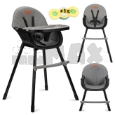 Стульчик для кормления MoMi Reki Black/Черный