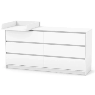 Комод пеленальний Верес Берн 175 см Білий - Фото 1