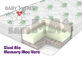 Матрас детский Veres Sisal Bio Memory Aloe Vera Сизаль, Пена Bio, Пена Memory 120×60×12 см