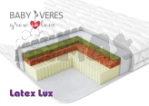 Матрас детский Veres Latex LUX Льняное волокно, Латекс, Косос 125×65×10 см