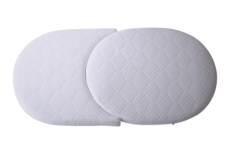 Матрас детский трансформер овал Veres Coconut+Elastic foam Кокос, Пена 140×70×10 см - Фото 2