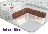 Матрас Veres Latex+ Aloe vera Хлопок, Кокос, Латекс 160×80×14 см