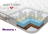Матрас Veres Memory+ Нетканое волокно, Кокос, Пена Memory, Пена Elastic foam 160×70×10 см