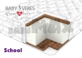 Матрас Veres School Нетканое волокно, Кокос, Пенополиуретан 190×80×14 см
