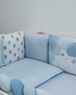 Комплект постельный Veres It's a boy! 6 предметов Голубой - Фото 1