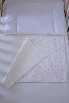 Комплект постільний Veres Sleepyhead beige new 6 предметів - Фото 2