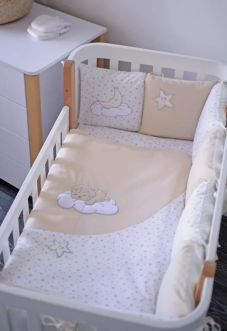 Комплект постільний Veres Sleepyhead beige new 6 предметів - Фото 3